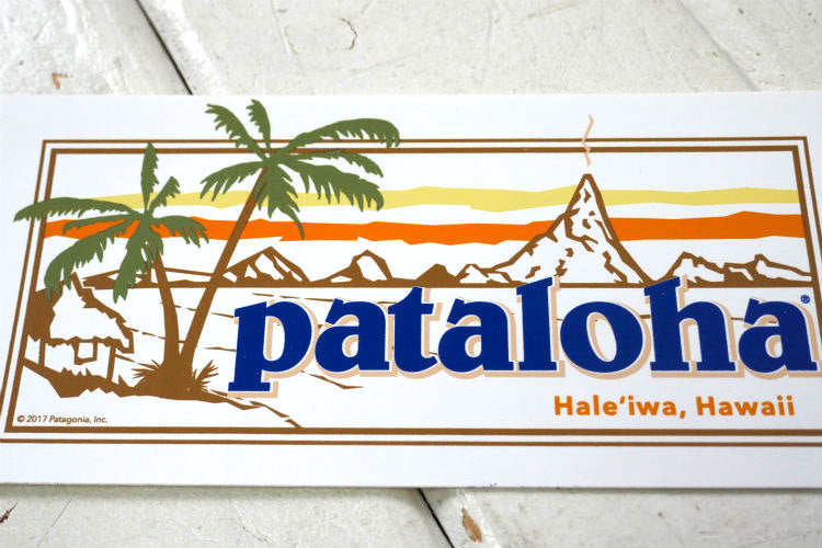 Pataloha パタロハ Hale'iwa,Hawaii ハレイワ ハワイ ステッカー パタゴニア 非売品 USA サーフィン ノースショア