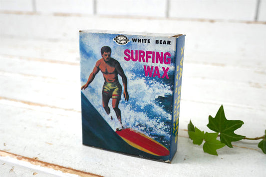 サーフィン WHITE BEAR ヴィンテージ サーフワックス デッドストック SURFWAX 波乗り ロングボード