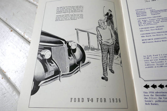 1972 The V8 TIMES FORD ヴィンテージ雑誌 1936 フォードV8 クラブ マガジン USA アメ車