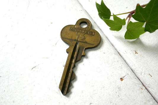 ATLAS KEY アトラース アンティーク Key 古鍵 鍵 キー ギリシア神話 蒼穹 刻印 真鍮製 USA