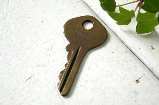 SLAYMAKER LANCASTER U.S.A. Key 古鍵 鍵 キー 真鍮製アンティーク&ヴィンテージ