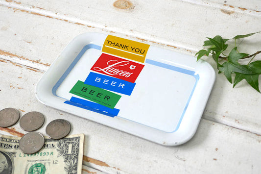 Lancers BEER アリゾナ州 ビール会社 アドバタイジング 企業モノ ノベルティ ヴィンテージ トレイ マネートレイ