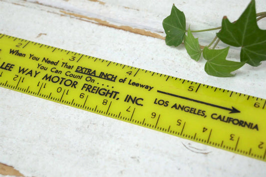 LEE WAY MOTOR FREIGHT INC ロサンゼルス カリフォルニア USA トラック会社 アドバタイジング ヴィンテージ ルーラー 定規 文房具