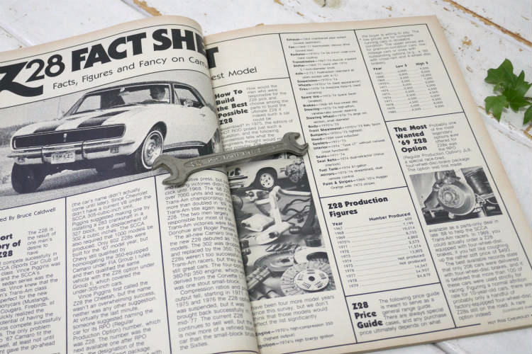 HOT ROD MAGAZINE ホットロッド マガジン 1981's CHEVROLET No.4 ヴィンテージ雑誌 USA アメ車 シボレー カスタムカー ガレージ 雑貨