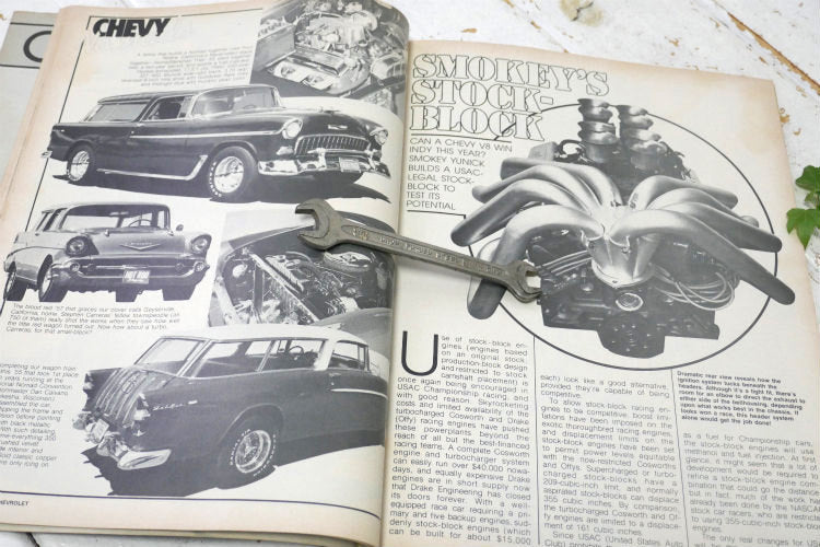 HOT ROD MAGAZINE ホットロッド マガジン 1981's CHEVROLET No.4 ヴィンテージ雑誌 USA アメ車 シボレー カスタムカー ガレージ 雑貨