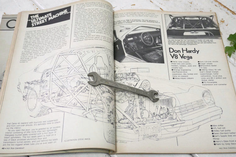 HOT ROD MAGAZINE ホットロッド マガジン 1981's CHEVROLET No.4 ヴィンテージ雑誌 USA アメ車 シボレー カスタムカー ガレージ 雑貨