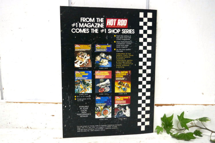 HOT ROD MAGAZINE ホットロッド マガジン 1981's CHEVROLET No.4 ヴィンテージ雑誌 USA アメ車 シボレー カスタムカー ガレージ 雑貨