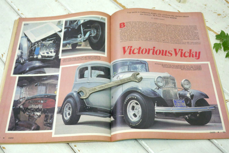 CARS ハイパフォーマンス カスタムカー magazine 1975's マガジン ヴィンテージ雑誌 USA ホットロッド アメ車