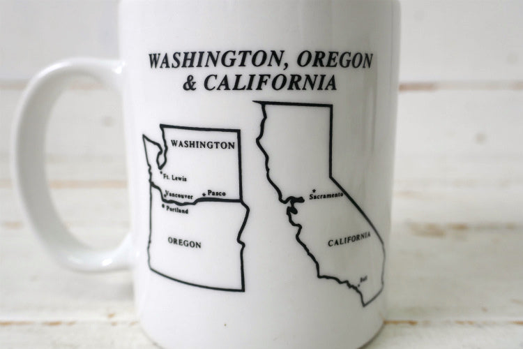 ミリタリー 米陸軍 104th DIVISION TNG ティンバーウルフ オオカミ柄 カリフォルニア州 オレゴン州 マグカップ コーヒーマグ 食器 USA