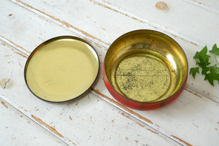 Daher Decorated Ware イギリス フェイスパウダー 女性 美女 肖像画 エレガント ティン製 ヴィンテージ パウダー缶 ティン缶　