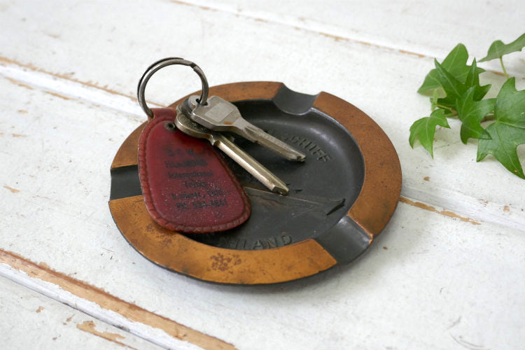 ドイッチュラントSCHULSCHIFF DEUTS CHLANDS ドイツ軍 海軍 軍艦 装甲艦 ヴィンテージ 灰皿 アシュトレイ