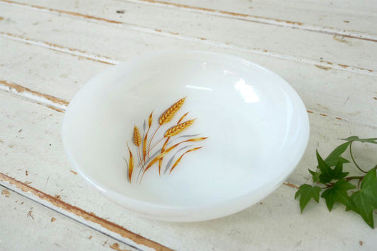FireKing ファイヤーキング Wheat ウィート 小麦柄 スーププレート ボウル 食器 USA