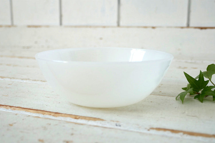 FireKing ファイヤーキング Wheat ウィート 小麦柄 ミルクガラス製 サラダボウル 食器 USA