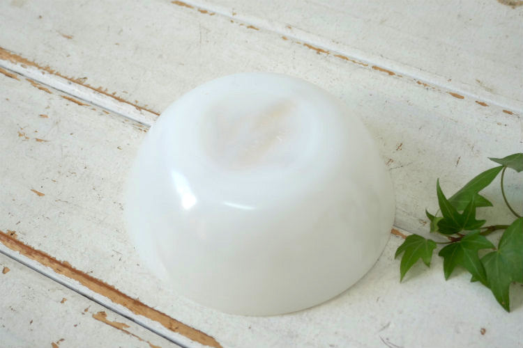 FireKing ファイヤーキング Wheat ウィート 小麦柄 ミルクガラス製 サラダボウル 食器 USA