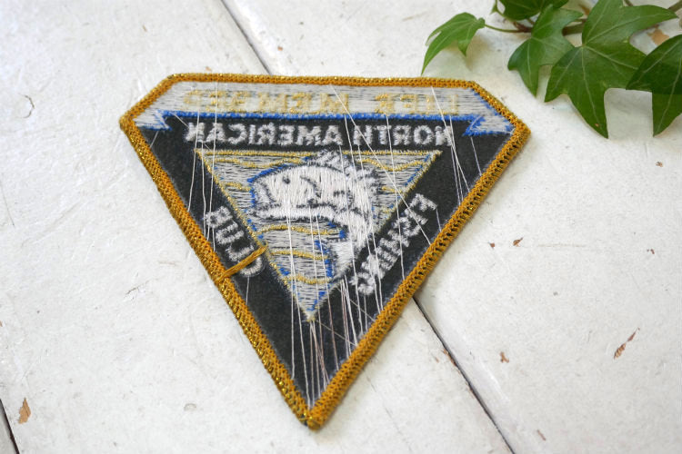 NORTH AMERICAN FISHING CLUB フィッシング クラブ ヴィンテージ ワッペン 刺繍ワッペン  USA