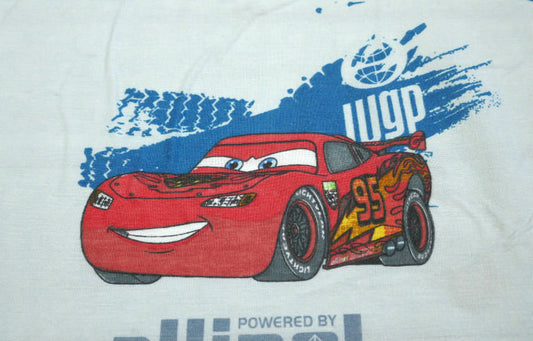 CARS カーズ 2 ワールドグランプリ World Grand Prix ライトニング マックィーン レース 車 ユーズドシーツ ベッドシーツ(フラットタイプ)