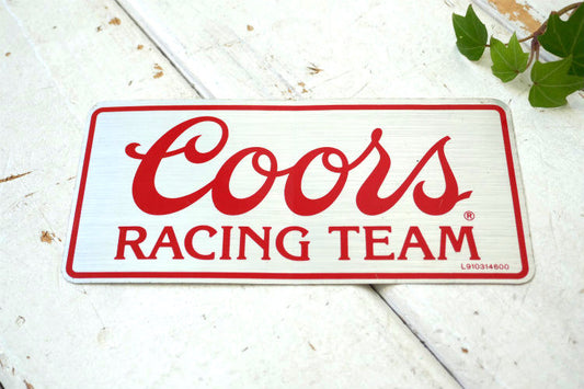 Coors RACING TEAM クアーズ レーシングチーム アドバタイジング ヴィンテージ ステッカー USA