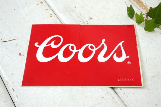 Coors クアーズ ビール会社 アドバタイジング アメリカビンテージ ステッカー USA ステッカーチューン