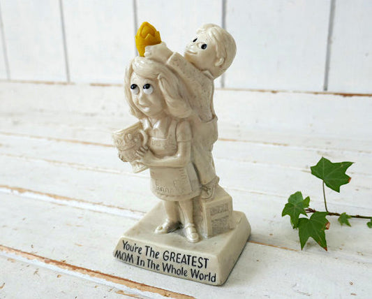 You're The Greatest Mom in the Whole World 世界一の母 70's ヴィンテージ メッセージドール 人形 USA
