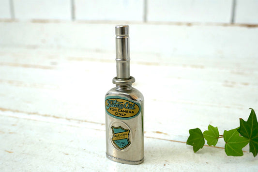 Filmo Oil FOR CAMERA ONLY アンティーク 工具 カメラ専用 小さなオイラー 油差し 1920~1930's オイル缶 USA