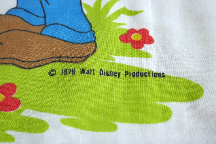 レア物 ミッキー&フレンズ モーティ フェルディ ドナルドダック プルート グーフィー 星 スター柄 70's ヴィンテージ ユーズドシーツ(ボックスタイプ) USA