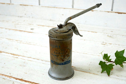 EAGLE社 イーグル No.58 EAGLET PUMP OILER ヴィンテージ インダストリアル オイル差し オイル缶 液体容器 USA 工具