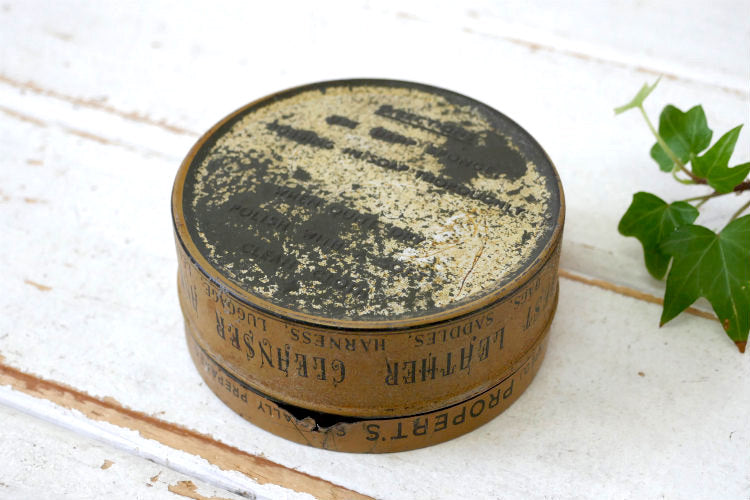 PROPERT'S プロパーツ 1930s LEATER AND SADDLE SOAP サドルソープ ヴィンテージ ティン缶 イギリス製 英国 ENGLAND