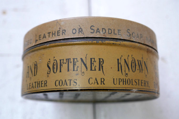 PROPERT'S プロパーツ 1930s LEATER AND SADDLE SOAP サドルソープ ヴィンテージ ティン缶 イギリス製 英国 ENGLAND