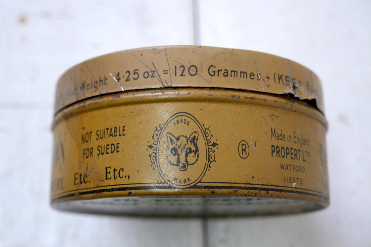 PROPERT'S プロパーツ 1930s LEATER AND SADDLE SOAP サドルソープ ヴィンテージ ティン缶 イギリス製 英国 ENGLAND