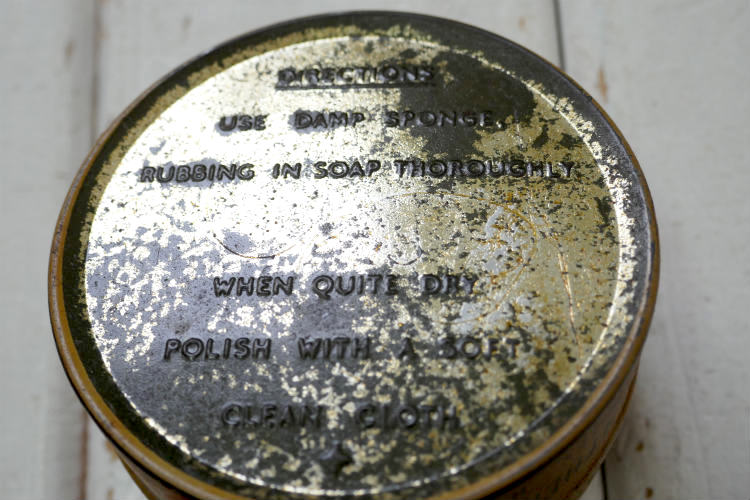 PROPERT'S プロパーツ 1930s LEATER AND SADDLE SOAP サドルソープ ヴィンテージ ティン缶 イギリス製 英国 ENGLAND