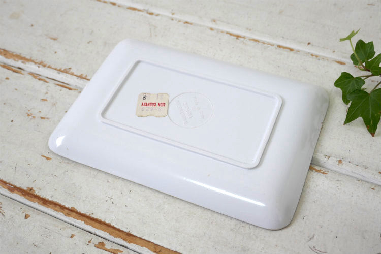 Pollyanna Pickering ポリアンナ ピカリング 幸せの鳥 フクロウ親子 アーティスト イタリア製 ヴィンテージ トレイ