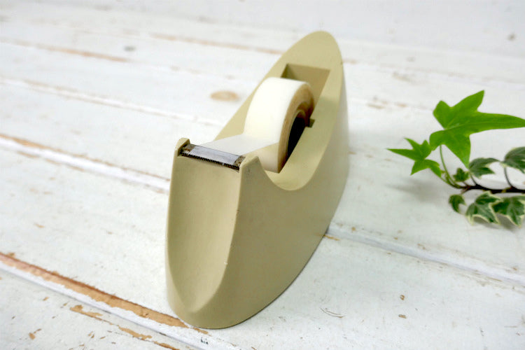 Scotch 3M スコッチ レトロ ベージュ 70's ヴィンテージ テープカッター テープディスペンサー ステーショナリー USA