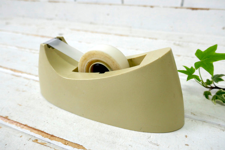 Scotch 3M スコッチ レトロ ベージュ 70's ヴィンテージ テープカッター テープディスペンサー ステーショナリー USA