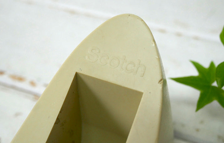 Scotch 3M スコッチ レトロ ベージュ 70's ヴィンテージ テープカッター テープディスペンサー ステーショナリー USA