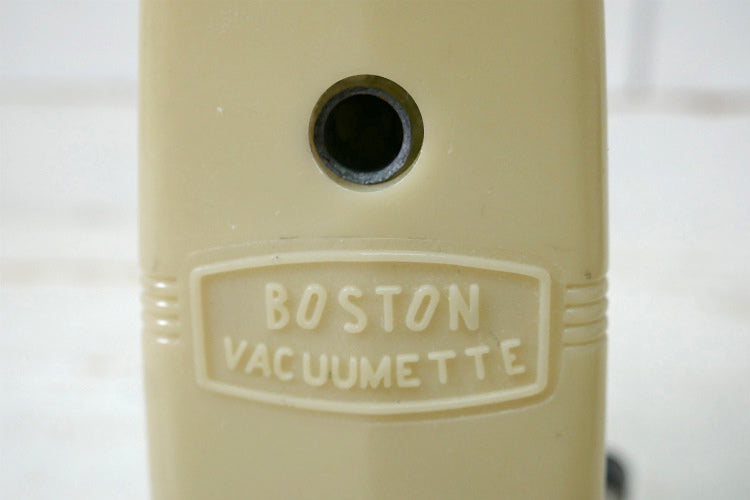 BOSTON ボストン アイボリー バキュームタイプ 一つ穴 ヴィンテージ ペンシルシャープナー 鉛筆削り USA