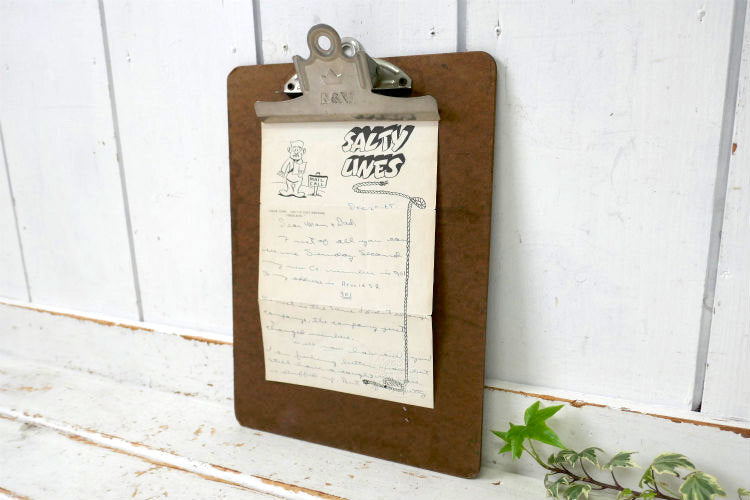 A&W アメリカンビンテージ 王冠 クリップボード バインダー　ステーショナリー 文房具 壁掛け