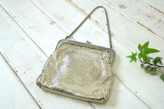 Park Lane Genuine Regal Mesh メタル製 シルバートーン 60's ヴィンテージ メッシュバッグ パーティーバッグ ハンドバッグ