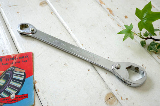 3/8 UNIVESAL WRENCH 13/16 自動車&オートバイ ヴィンテージ レンチ&スパナ 工具 USA アメ車 ガレージ雑貨