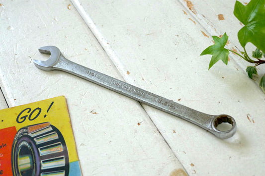 1161 SUPERRENCH USA 7/16 WILLIAMS 7/16 DIY ヴィンテージ コンビネーションレンチ 工具 ガレージ 工業系 USA
