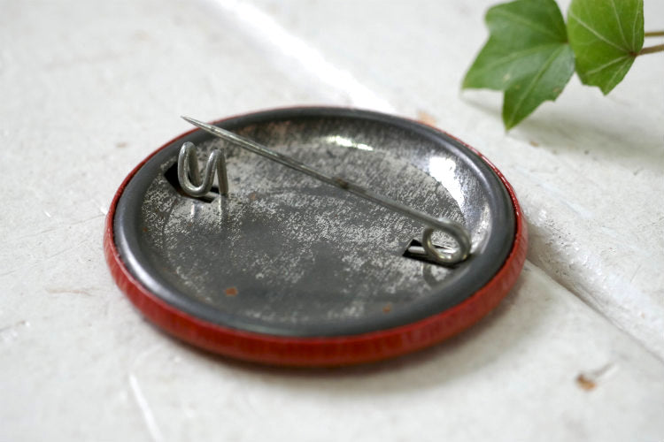 ラスティ・ネイル 6TH ANNIVERSARY Rusty nail  1980 ヴィンテージ　缶バッジ  USA ファッション アクセサリー