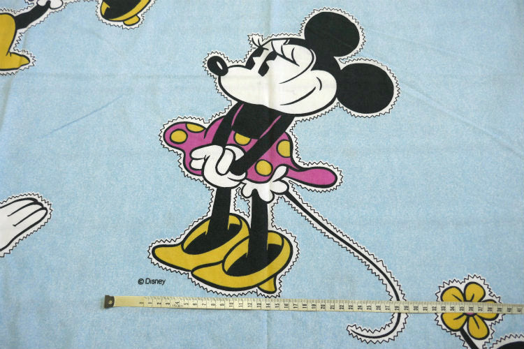 ミニーマウス  ディズニー デニム 水玉ドレス ハイヒール ヴィンテージ ユーズドシーツ(ボックスタイプ) USA