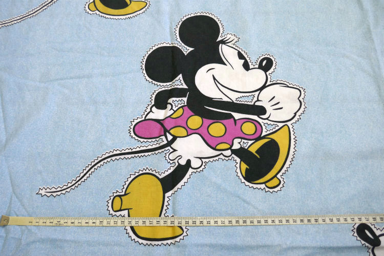 ミニーマウス  ディズニー デニム 水玉ドレス ハイヒール ヴィンテージ ユーズドシーツ(ボックスタイプ) USA