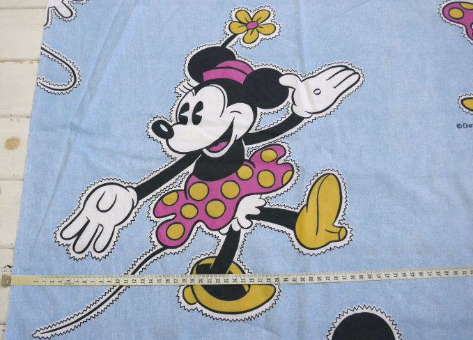 ミニーマウス  ディズニー デニム 水玉ドレス ハイヒール ヴィンテージ ユーズドシーツ(ボックスタイプ) USA