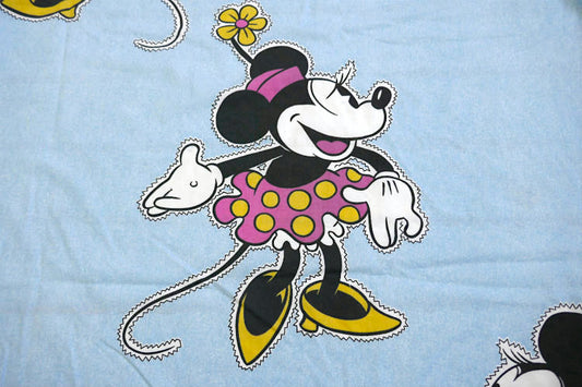 ミニーマウス ディズニー デニム 水玉ドレス ハイヒール ヴィンテージ ユーズドシーツ(ボックスタイプ) USA