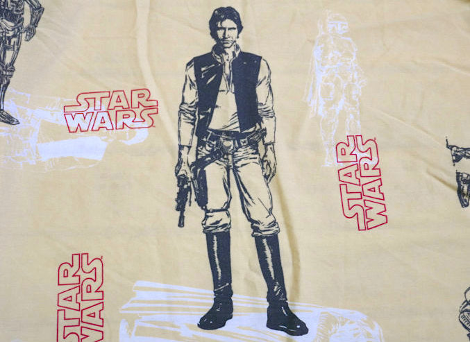 STAR WARS スターウォーズ ハンソロ ダースベイダー ヨーダ R2-D2 C-3PO レイアオーガナ ユーズドシーツ(ボックスタイプ) USA