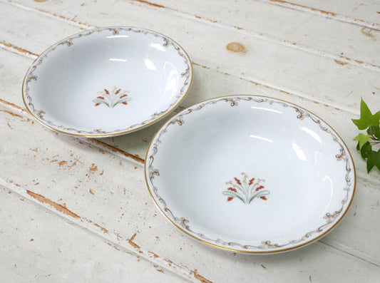 オールドノリタケ NORITAKE CHINA JAPAN 5435 ヴィンテージ スープボウル 2枚セット スープ皿 食器