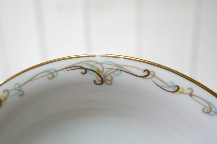 オールドノリタケ NORITAKE CHINA JAPAN 5435 セラミック ヴィンテージ サービングボウル 6皿セット　里帰り品 　サラダボウル　小皿
