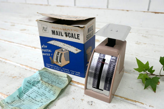 AUTOMATIC MAIL SCALE 郵便用 60's デッドストック箱付き ヴィンテージ ポスタルスケール 量り スケール USA