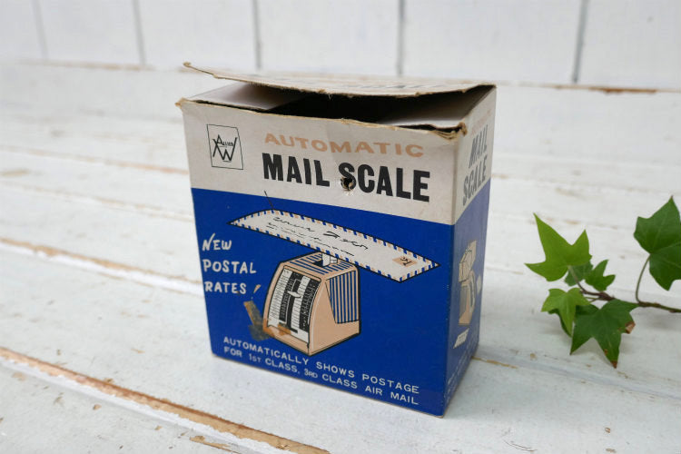 AUTOMATIC MAIL SCALE  郵便用 60's デッドストック箱付き ヴィンテージ ポスタルスケール 量り スケール USA