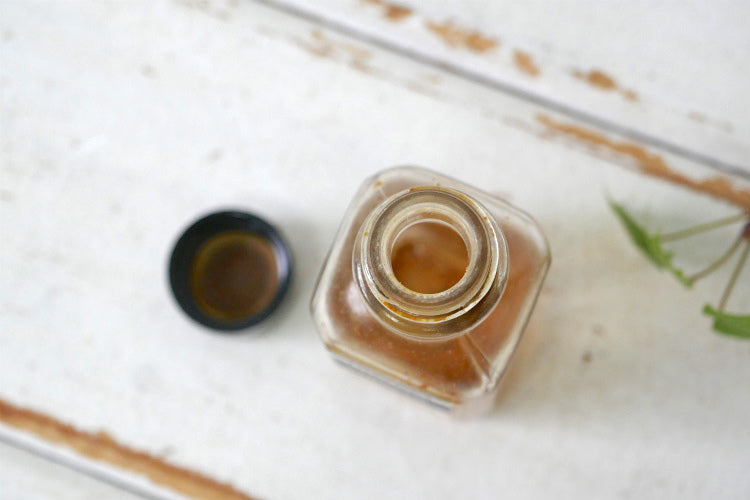 AROMATIC SPIRIT OF AMMONIA USP ジョンソン＆ジョンソン アンモニア ヴィンテージ ガラス容器 薬瓶 パッケージ紙箱付き